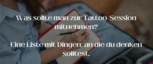 What to take to a tattoo session? A list of things worth remembering.