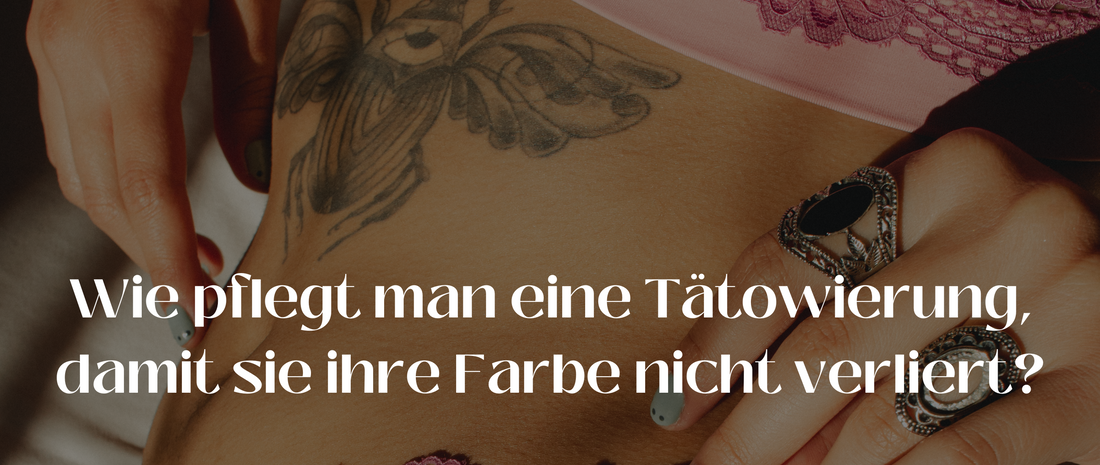 How do you look after a tattoo so it doesn't lose its colour?