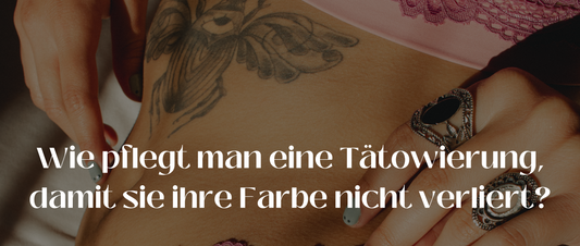 How do you look after a tattoo so it doesn't lose its colour?
