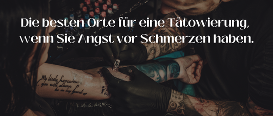 The best places to get a tattoo if you're afraid of pain.