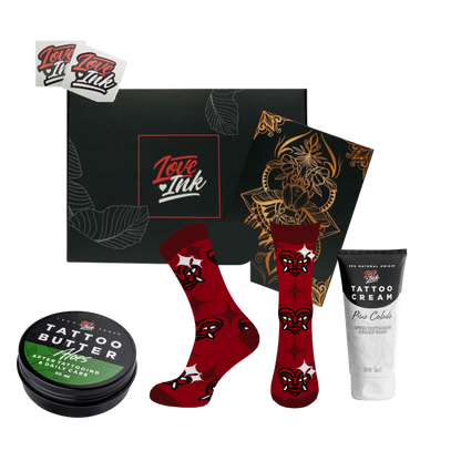 Giftbox: Socks + Tattoo Cream + Tattoo Butter 50ml