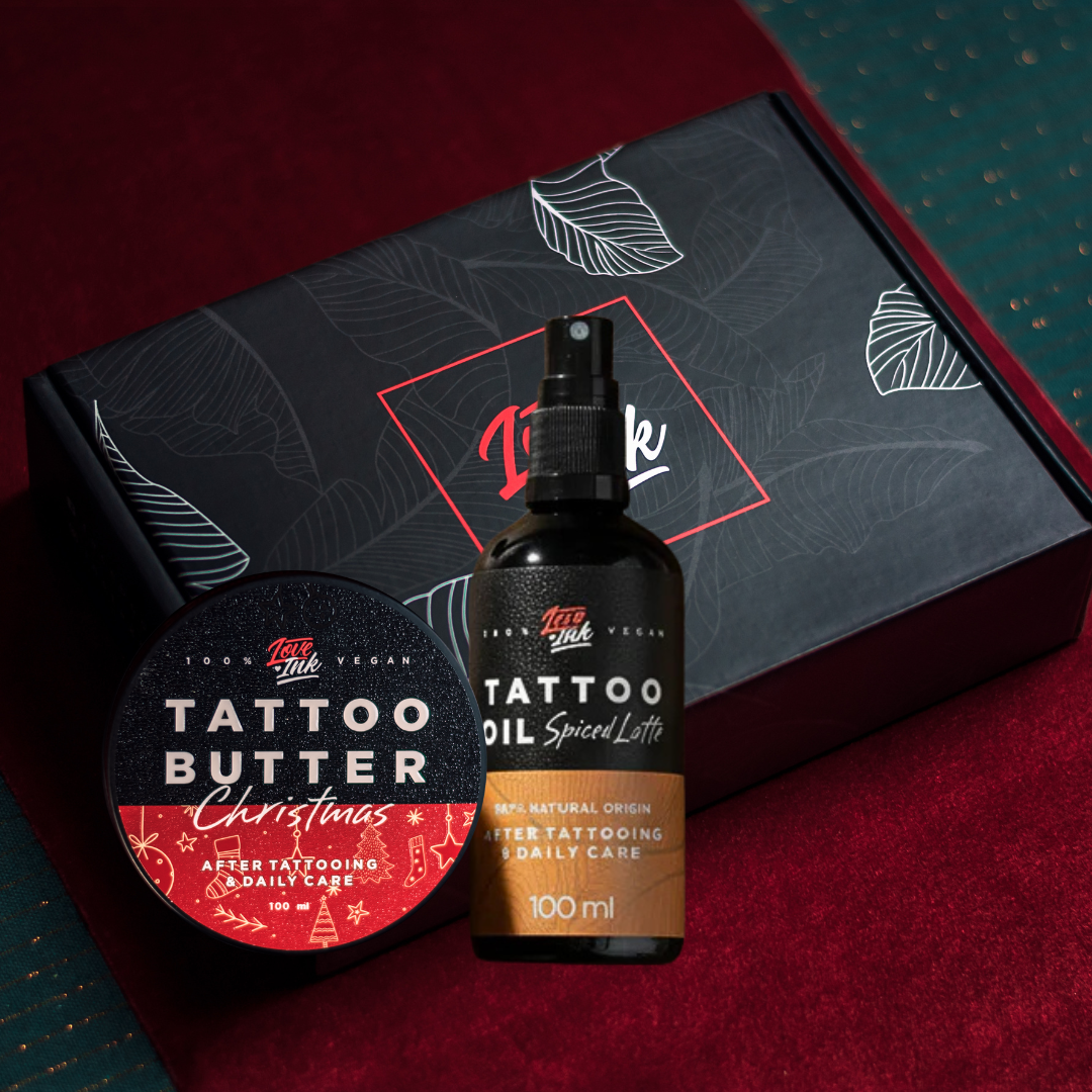 Gift Set: Tattoo Butter Christmas + Tattoo Oil Spiced Latte